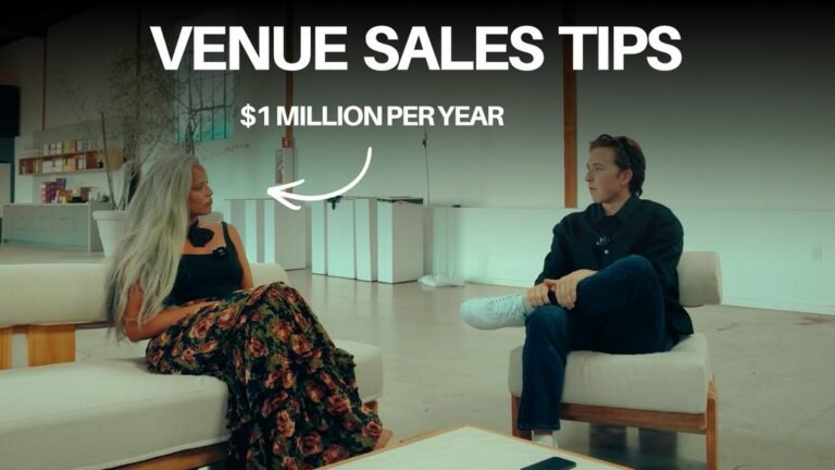 Yewan Fitz-Earle and Farah Casis talking venue sales tips